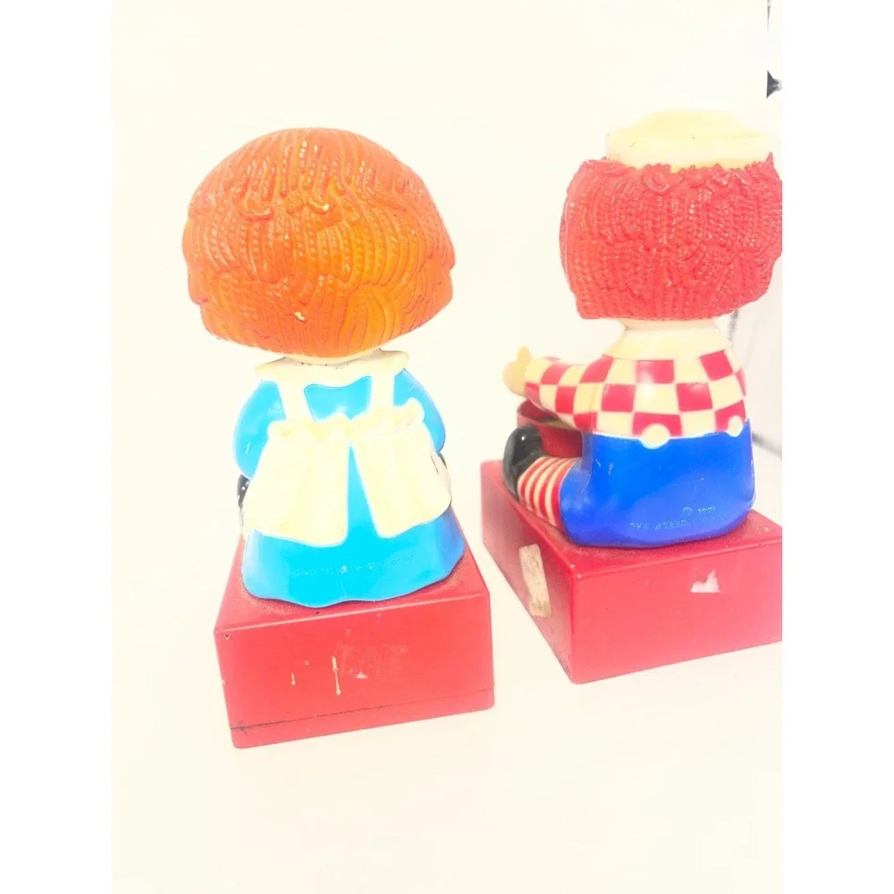 Vintage 1974/1975 Raggedy Ann Stapler and Andy Pencil Sharpener Janex Corp